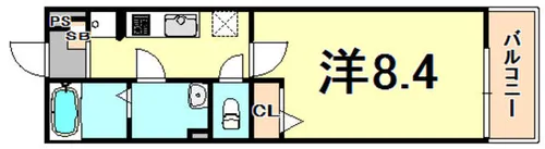 リブリ・ファイン塚口町【1階】の間取り