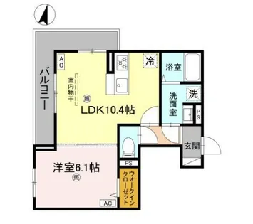 METEOR GRAND【2階】の間取り