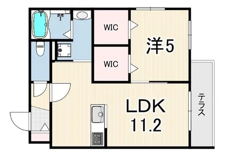 メゾン六甲2【1階】の間取り