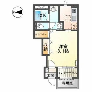 兵庫県姫路市勝原区宮田【アパート】の間取り