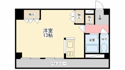 シエスタ姫路【705号室】の間取り