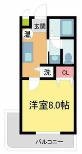 リーガルコート山本駅前【3階】の間取り