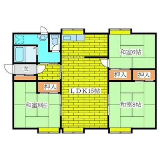 近藤アパート【202号室】の間取り