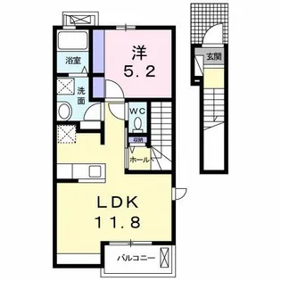 エアリーヒル原町【2階】の間取り