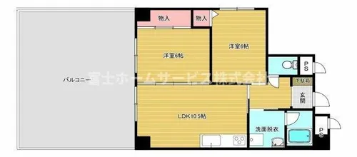 サンシャイン我孫子【301号室】の間取り
