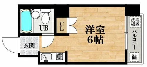 大阪府大阪市阿倍野区阿倍野筋4丁目【マンション】の間取り