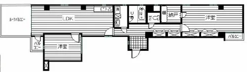 南堀江21【8階】の間取り