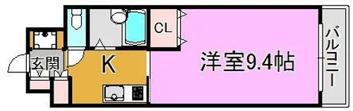 オリエンタル長田駅前【5階】の間取り