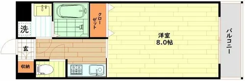 コンフォート生江【2階】の間取り