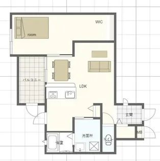 FORTRESS【3階】の間取り
