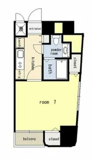 CITY SPIRE堺筋本町【9階】の間取り