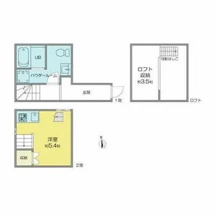 ラフィーカ金山【D号室】の間取り