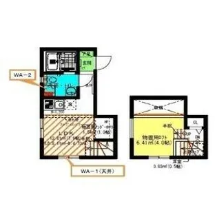 クレマチス名古屋西【103号室】の間取り