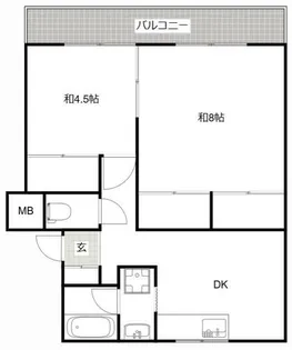 野口マンション【1階】の間取り