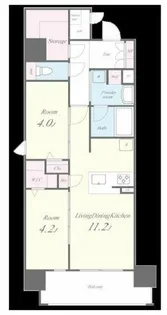 セイワパレス本町東【8階】の間取り