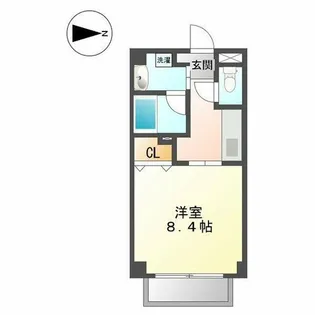 レクサ若葉【302号室】の間取り