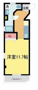 ディアコート苦楽園【203号室】の間取り