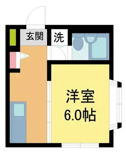 ハイツヤマトII【1階】の間取り