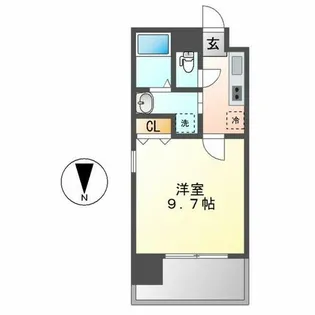 THE BRICKS(ザ ブリックス)【8階】の間取り