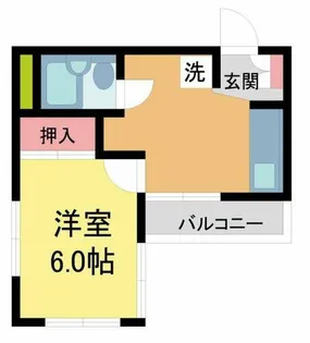 パサージュ北青木【401号室】の間取り
