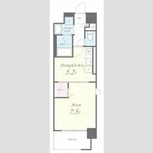 パティオ エスペランサ【801号室】の間取り