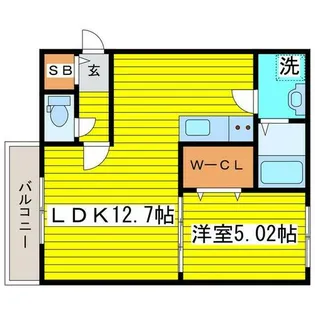 Pinot Noir(ピノ・ノワール)【4階】の間取り