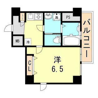 キューブコート【10階】の間取り