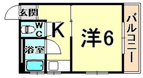 東豊ハイツ南七松【3階】の間取り