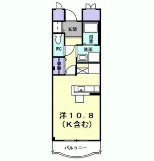 ル・ソレイユ桂川【1階】の間取り