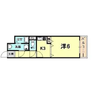 フォンテーヌブロー【4階】の間取り