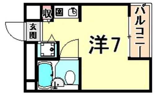 ロイヤルメゾン魚崎2【1階】の間取り