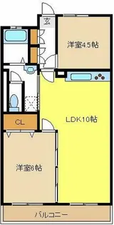 ブライト本郷【6階】の間取り