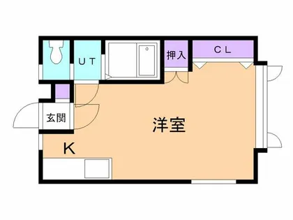 クローバーコート【101号室】の間取り