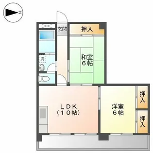 第2泰水堂ビル【4階】の間取り