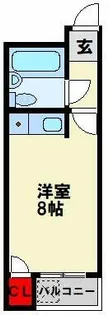 アルゴ境川【201号室】の間取り