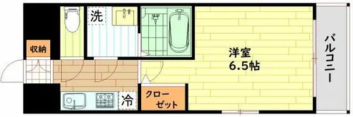 エスリード大阪京橋フロレゾン【5階】の間取り