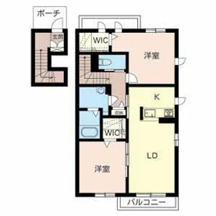 シャーメゾン手柄【2階】の間取り