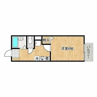 セントドエル【1階】の間取り