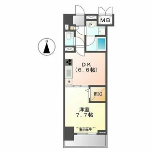 メイボートレス【8階】の間取り