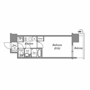 エスリード栄イーストスクエア【11階】の間取り