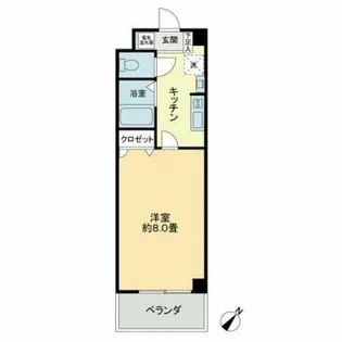 ベレーサ本山【1階】の間取り