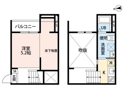 アドラブール新守山【1階】の間取り