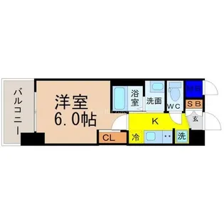 エステムコート名古屋黒川シャルマン【14階】の間取り