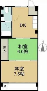 喜久和マンション【3階】の間取り