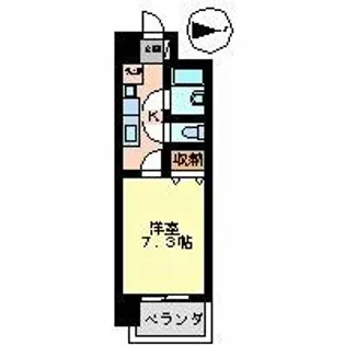 ルーチェ栄【8階】の間取り