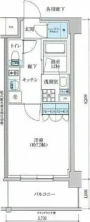 TENAS亀島【4階】の間取り