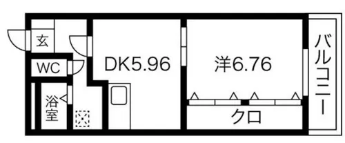 ロイヤルアガホ【1階】の間取り