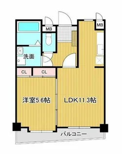 オールセインツ【15階】の間取り
