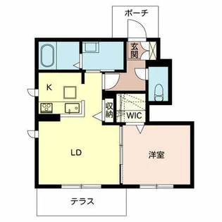 メゾンドクレール【0103号室】の間取り