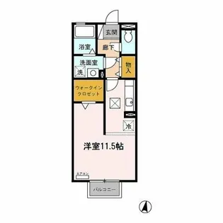 ラ フォーレ幸心 A【1階】の間取り